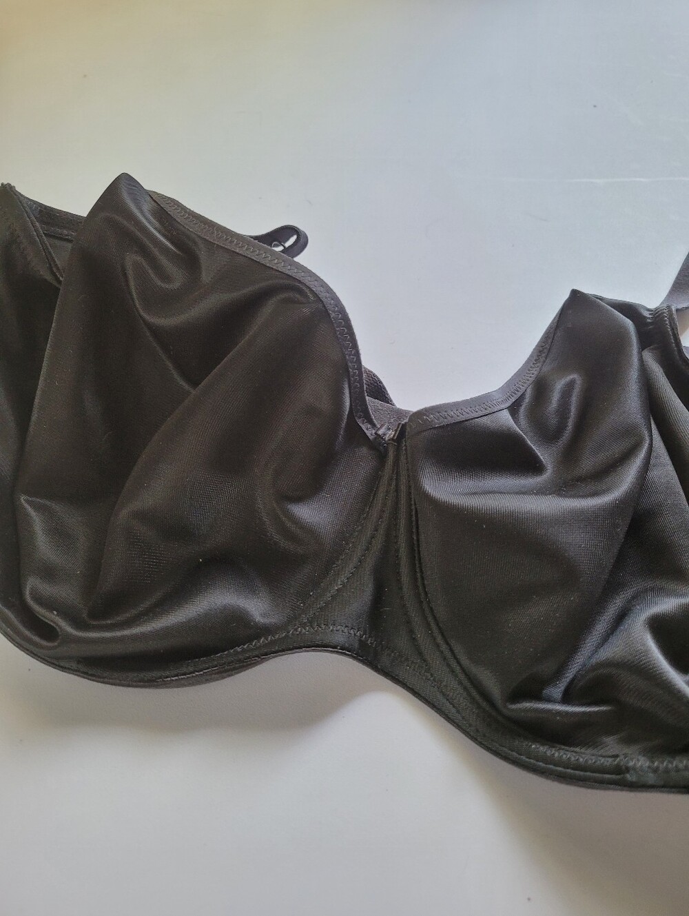 Fantasie 38I (6D)Black Satin Smooth Seamless Underwire Bra - Picture 2 of 4